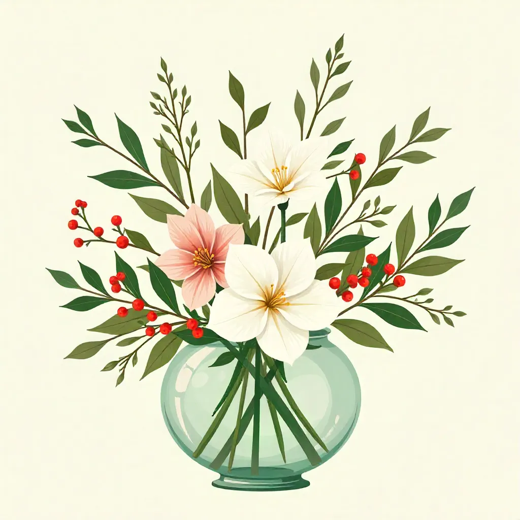 Seasonal floral arrangement